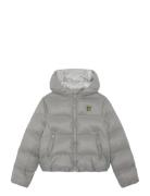 Cropped Puffer Coat Grey Lyle & Scott