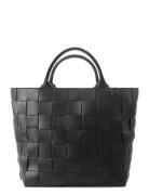 Braided Strap Shopper Black Ceannis