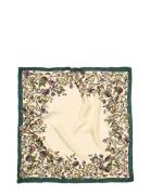 Autumn Blackberry Sia Scarf Cream Becksöndergaard