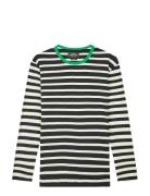 Trio Rib Tobias Tee Ls Patterned Mads Nørgaard