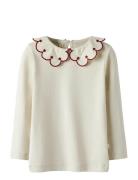 Nmffundo Ls Slim Top Lil Cream Lil'Atelier