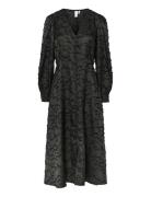 Yaspirana Ls Midi Dress Black YAS