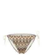 Amber Baila Bikini Tanga Patterned Becksöndergaard