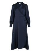 Vienna Ravenna Ankle Wrap Dress-Noos/Dc Navy Vila