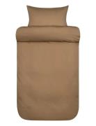 Harmoni St Washed Sateen Bed Set Brown Høie Of Scandinavia