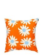 Rakastaa Ei Rakasta Cushion Cover Orange Marimekko Home