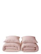 2 X Bedlinen Set - Extra Length Pink The Organic Company