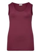 Kcerina Jersey Top Burgundy Kaffe Curve