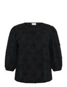 Kclaima Shirt Black Kaffe Curve