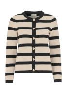 Arly Striped Cardigan Beige Newhouse