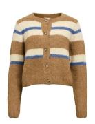 Objgalia L/S Re Knit Cardigan Noos Beige Object