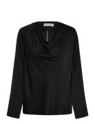 Zia Silk Blouse Black Ahlvar Gallery
