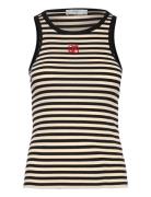 Dante6-Monogram Stripe Tanktop Patterned Dante6