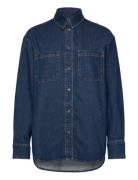 Over D Denim Shirt Blue Lexington Clothing
