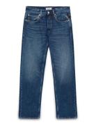 Grover Trousers Straight 99 Denim Blue Replay