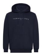 Tjm Reg Linear Logo Hoodie Ext Navy Tommy Jeans