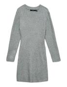 Vmjosanna Ls Short Dress Noos Grey Vero Moda