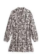 Vis Jacquard Short Dress Patterned Tommy Hilfiger