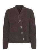 Vmpenny Ls V-Neck Top Jrs Ga Brown Vero Moda