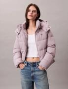 Matte Monologo Mw Short Puffer Grey Calvin Klein Jeans