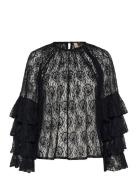 Cuclemency Blouse Black Culture