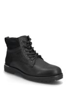 Corporate W Lth Lace Boot Black Tommy Hilfiger