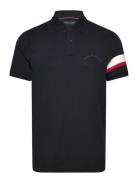 Rwb Sleeve Tape Reg Polo Black Tommy Hilfiger