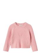 Nmfrikine Ls Short Knit Pullover Pb Pink Name It