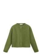 Knitted Button Cardigan Green Mango