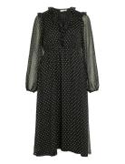 Viharley L/S Midi Dress Black Vila