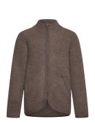 Jacket Wool Fleece Brown Huttelihut