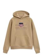 Archive Shield Hoodie Khaki GANT