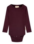Body L/S Modal Burgundy Petit Piao