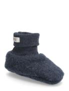 Footies Wool Fleece 2-Layer Navy Huttelihut