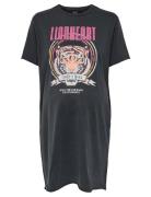 Olmlucy Life S/S Animal Dress Jrs Noos Black Only Maternity