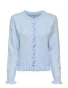 Jdyletty L/S On Frill Cardigan Knt Noos Blue JDY