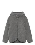 Jacket Ears Wool Fleece Grey Huttelihut