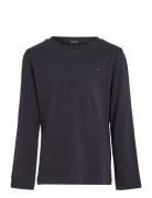 Boys Basic Cn Knit L/S Navy Tommy Hilfiger