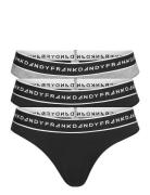 Bo.3P Women's Bamboo Thong Black Frank Dandy