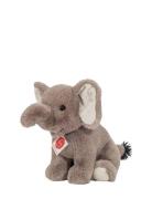 Sitting Elephant 25 Cm Grey Teddy Hermann