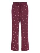 Essential Jersey Pants Burgundy Hunkemöller
