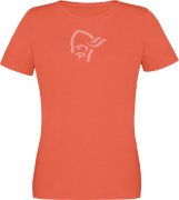 Norrøna Women's /29 Cotton Viking T-shirt Orange Alert