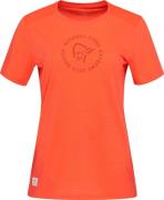 Women's Svalbard Wool T- Shirt Orange Alert