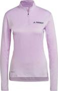 Adidas Women's Terrex Multi Half-Zip Tee Blilil