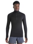 Icebreaker Men's Merino 125 Zoneknit™ LS Half Zip Black/Graphite/Cb