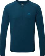 Mountain Equipment Men's Nava Long Sleeve Zip T Majolica Blue