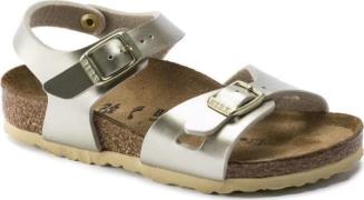 Birkenstock Kids' Rio Electric Metallic Gold