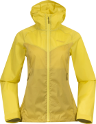 Bergans Women's Microlight Jacket Light Olive Green/Pineapple