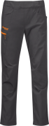 Kids' Lilletind V2 Light Softshell Pant Solid Dark Grey/Cloudberry Yel...