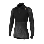 Aclima WoolNet Polo With Zip Woman Jet Black